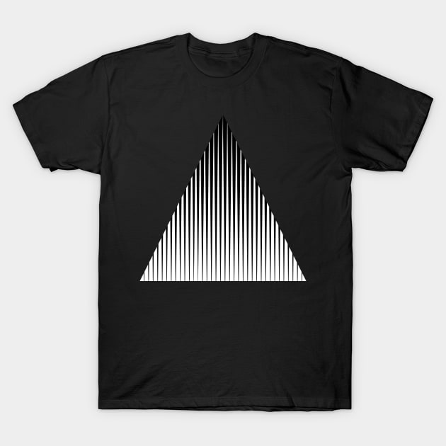 Black and White Triangle T-Shirt by yayor